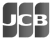 3 narrow wide rectangles with the individual letter J C B  on each